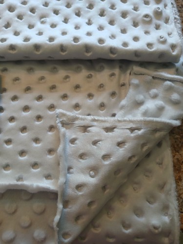 Lime green minky dot - dot, soft