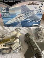 Mega Bloks Pro Builder Tactical Fighter Jet Airplane Plane