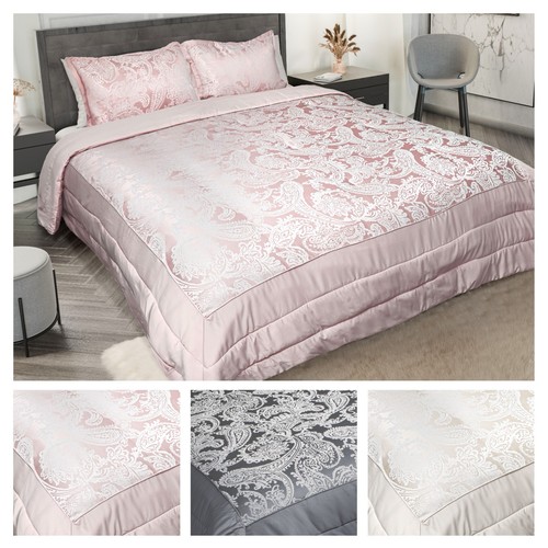 Bedspread set 3pcs quilted - bedspread,