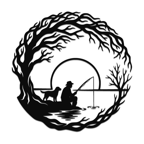 Fishing angling decal - angling,
