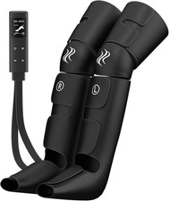 Leg Massagers for Pain and Circulation Air Compression with Heat Therapy Boots
