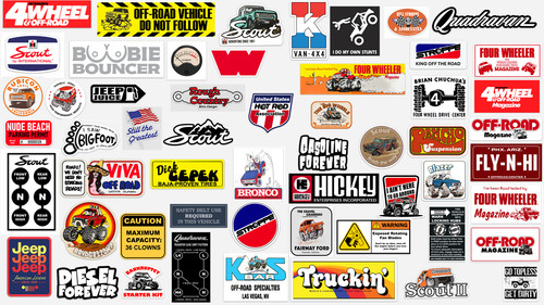 Off road stickers - stickers,, wheel