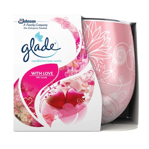 Glade candle with love pack - candle,