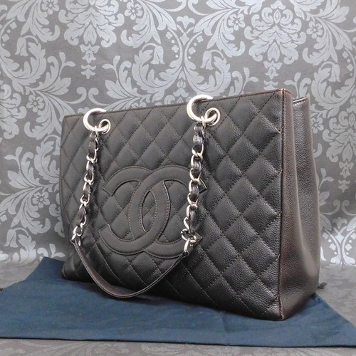 Chanel caviar skin leather gst - caviar,