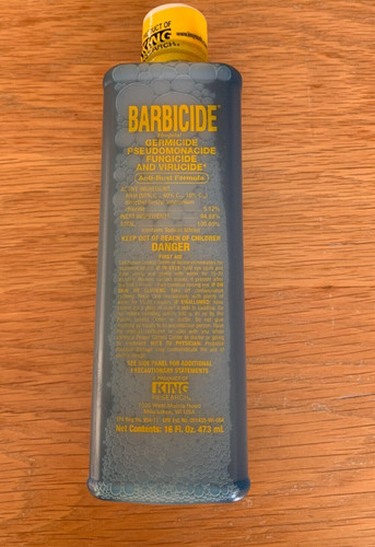 Barbicide disinfectant - barbicide,