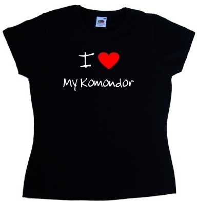 Love heart komondor - i,