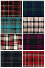 Table Runner Tartan Check Kitchen Dining Cloth British Made 8 Scottish Designs