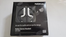 Genuine Nokia  WH-800 Stereo Headset Handfree 3.5mm Jack Silver