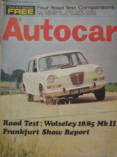 Autocar magazine september - autocar, 18
