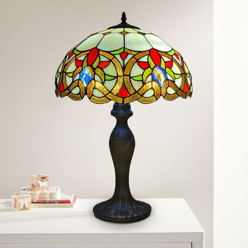 Antique tiffany style - antique, table