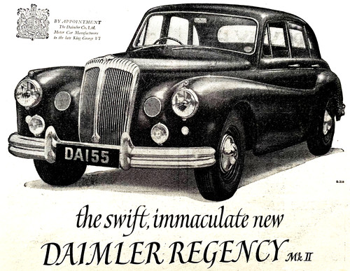 Daimler regency 1955 - daimler,
