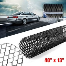 Black Car Grille grill Mesh Aluminium Alloy Bumper Net Vent Tuning 40" x 13"