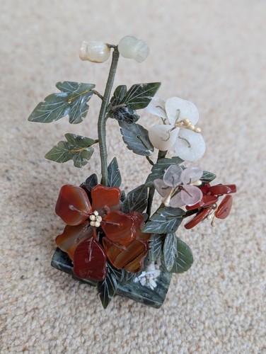 Vintage chinese bonsai - bonsai, jade