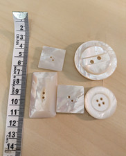 Set of 5 large mother of pearl
