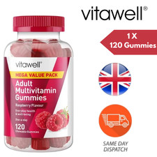 Vitawell Adult Multivitamin Gummies for Well Being Health 120 - Pack of 1