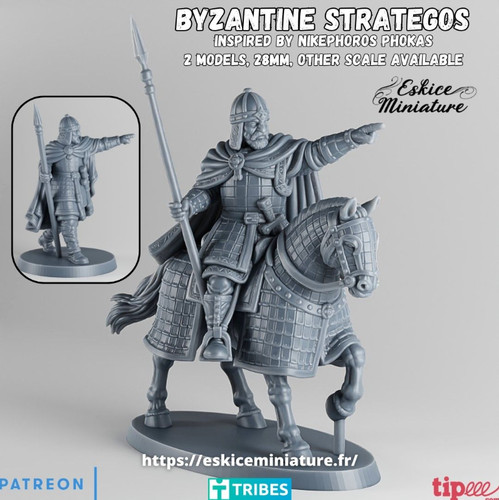 Medieval byzantine strategos - medieval,