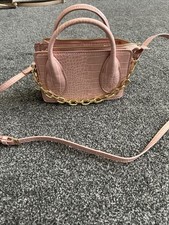 ZARA Mini Pink Croc-Effect