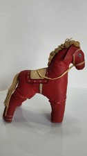 Vintage/Antique Red Oil Cloth