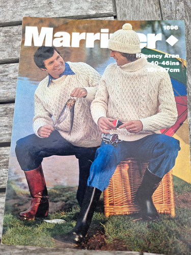 Vintage aran knitting - vintage,