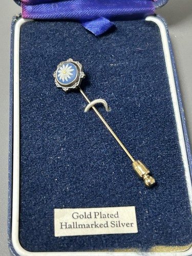 Boxed gold plated sterling - a,