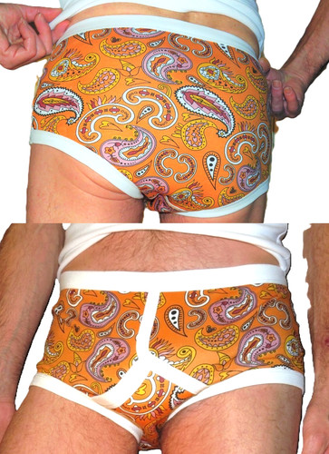 Mens front briefs retro - y, 1