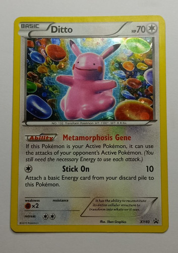 Ditto xy40 black star promo - xy40,