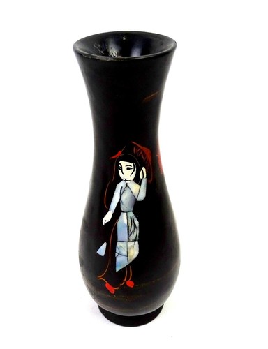 Korean black laquer - black, abalone