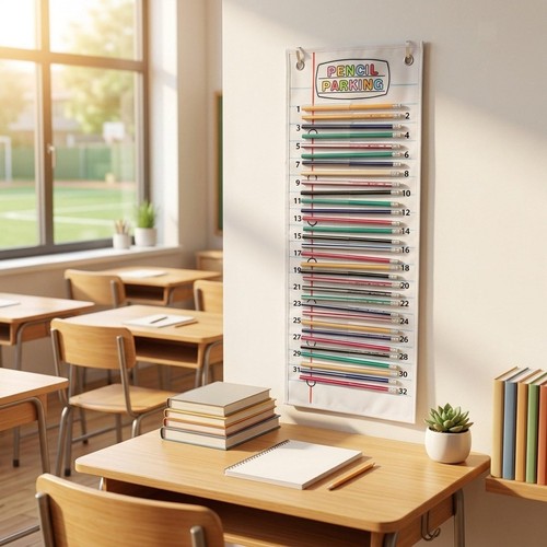 Pencil parking with slots - parking,