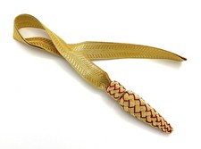 Sword Knot Gold & Red with Gold Ribbon R225