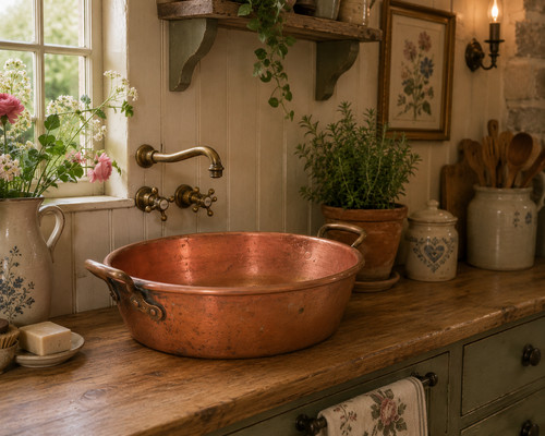 French solid copper - french,