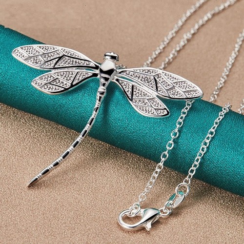Dragonfly pendant necklace - dragonfly,