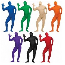 Kids Adult Invisible Morph Zentai Suit Costume Party Dress Full Body Bodysuit UK