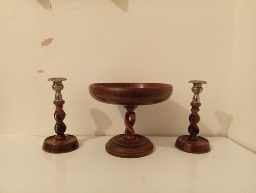 Turned wood fruit bowl crafted - turned,