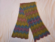 Scarf Lace Hand Knitted 80%