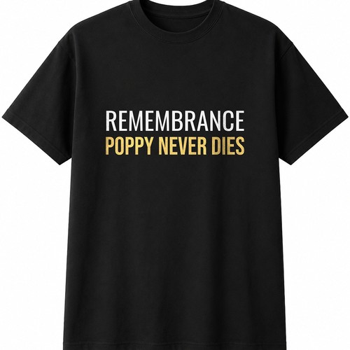 Remembrance poppy never - poppy, dies