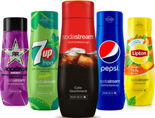 SALE! SodaStream CONCENTRATE SYRUP*PEPSI*7UP*LIPTON ICE TEA440ml*BOLERO ENERGY*