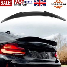 For BMW 2 SERIES F22 F23 M2 REAR TRUNK BOOT SPOILER LIP GLOSS BLACK 2014-2019