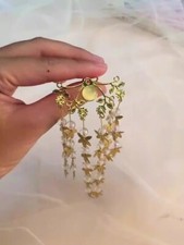 Shake Hairpin Tassel Kanzashi Hair Comb Stick Claw Hanfu Deco Chinese Maple Leaf