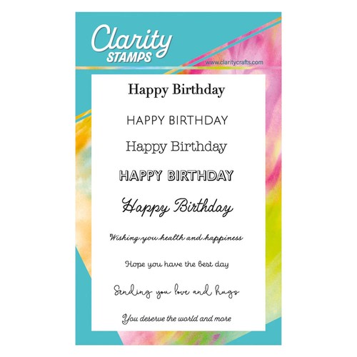 Clarity stamps clear - clear, unmounted
