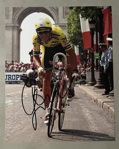 Greg lemond hand signed 10x8 - greg,