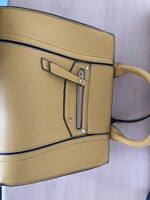 Naj Oleari Medium Sized Tote Bag, With Strap, Yellow Mustard