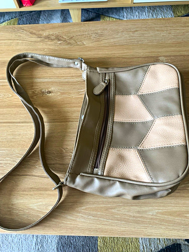 Beige taupe patchwork - taupe,