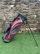 Ping Hoofer Craz-E-Lite Golf Bag Stand Bag Double Strap Grey Red 6 Way Divider