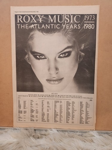 Nme roxy music magazine - nme,