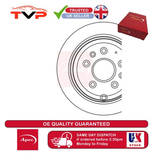 Apec brake disc - for, mazda