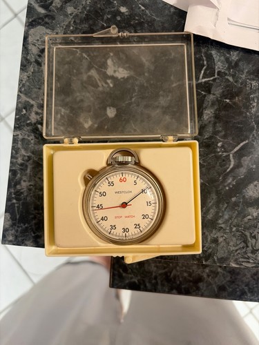 Westclox vintage pocket windup - westclox,