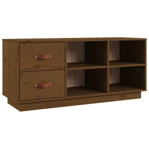Solid wood pine shoe bench - wood,