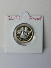 2022 Proof £1 Pound Floral