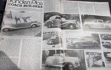 Original CC 1980 extracted mag article: VANDEN PLAS coachbuilders, history of