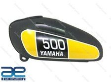 For Yamaha XT TT 500 Matt Black &Yellow Painted Fuel Gas Tank Steel 1n5 1977